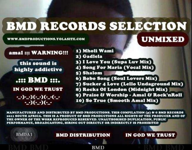 BMD RECORDS SELECTION DROPPING IN OCTOBER 2011